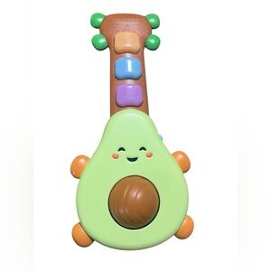 Skip Hop Baby Musical Toy Farmstand Rock-A-Mole Guitar Avocado TESTED AND WORKS!